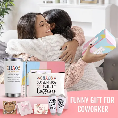 Miniatura 7 de Chaos Coordinator - Vaso aislado – Regalos para mujeres, profesores y compañeros de trabajo – 20 onzas Caos