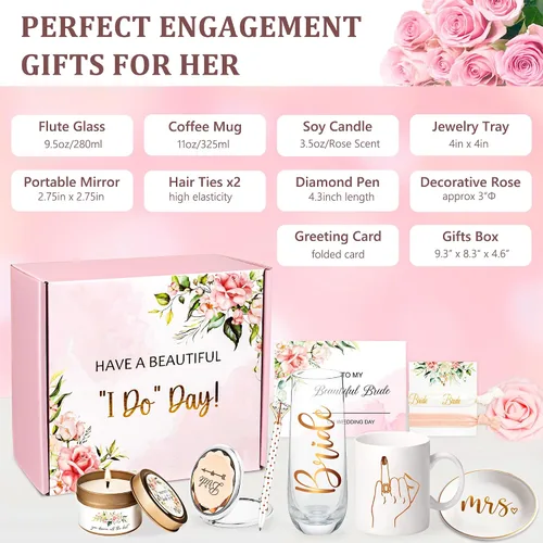 Miniatura 2 de Novia para ser, ideas de regalo de despedida de soltera, regalos de compromiso, regalos de boda para mujeres, caja de regalo de despedida de soltera