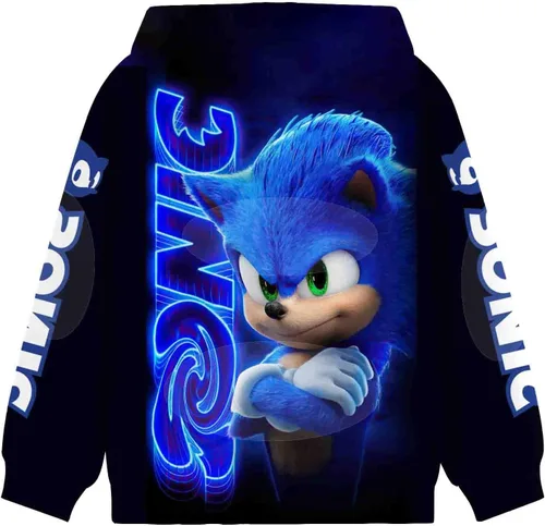Miniatura 2 de Sudadera con capucha de dibujos animados para jóvenes, sudaderas casuales de moda para niños y niñas