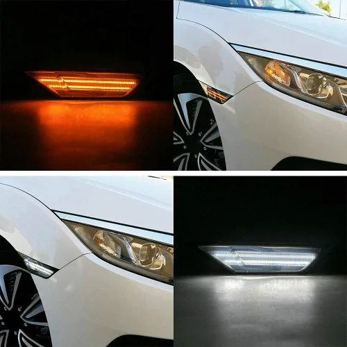Miniatura 6 de Luces de posición NSLUMO delanteras de LED para Honda Civic OEM#H02551127N