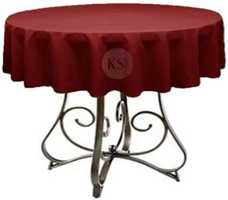 Miniatura 27 de Mantel redondo de poliéster de 72 pulgadas, disponible en más de 45 colores, ideal para restaurantes y superposiciones versátiles de eventos, elige