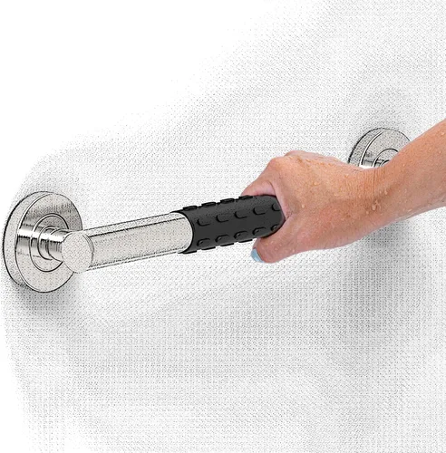 Miniatura 4 de Barra de seguridad para baño, ducha e inodoro para personas mayores y discapacitados, mango de asistencia de equilibrio de ayuda de movilidad