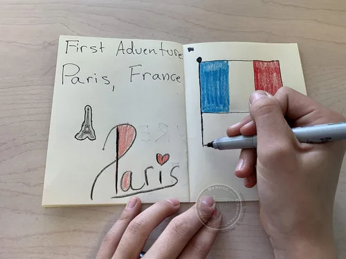 Miniatura 5 de Pasaportes en blanco de imitación, para proyectos escolares, recuerdos de fiestas, juguete de avión, diario de viajes, geografía, estudio social