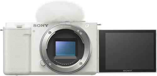 Miniatura 4 de Sony ZV-E10 Cámara sin espejo (cuerpo, blanco) (ILCZV-E10/W) + tarjeta de memoria de 64 GB + bolsa + lector de tarjetas + cable HDMI + trípode