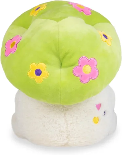 Miniatura 6 de Cuddle Barn PlushGoals - Groovy Daisies Toadstool Wawa The Froggie Soft Kawaii Flower Cute Frog Juguete de peluche de rana, 9 pulgadas