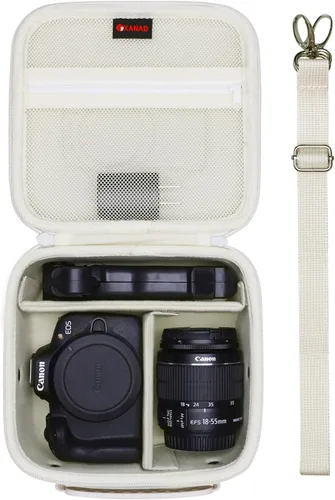 Miniatura 10 de XANAD Funda rígida para cámara compatible con cámaras sin espejo Canon EOS Rebel T7/T100/R50/R50 V/RP/ R8/ R6 Mark II/R7/ R10 DSLR sin espejo