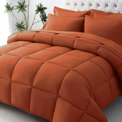 Miniatura 69 de JOLLYVOGUE Juego de edredón individual XL, cama ultrasuave en una bolsa, tamaño individual XL, 5 piezas, juego de ropa de cama certificado Oeko-TEX