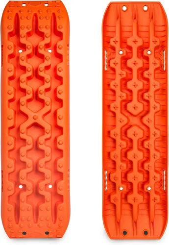 Miniatura 4 de X-BULL Nuevas Pistas de Tracción de Recuperación Arena Barro Nieve Escalera para Neumáticos 4WD (Naranja, 3gen)