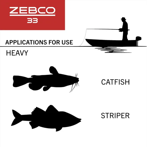 Miniatura 6 de Zebco 33 Spincast - Carrete de pesca, recuperación intercambiable a derecha o izquierda, alerta de mordida incorporada, engranajes totalmente