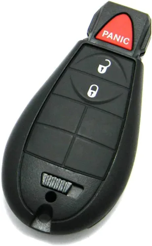 Miniatura 2 de Control remoto electrónico de 3 botones FOBIK OEM compatible con Jeep Cherokee 2014-2023 (ID de FCC: GQ4-53T, P/N: 68105081, 68508731)
