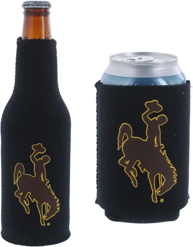 Miniatura 45 de College Team Color Logo Can & Bottle Holder Insulator Beverage Cooler Set