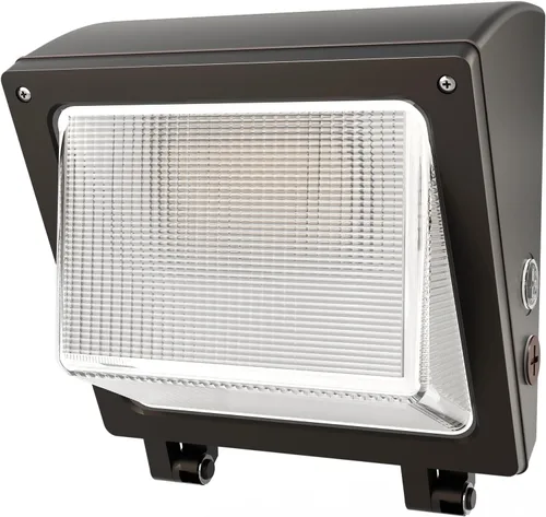 Paquete de luz LED de pared de 75/65/50 W con sensor de atardecer a amanecer, 11250 LM 6000/5000/4000K LED de seguridad de inundación, luces de