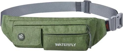 Miniatura 17 de Waterfly - Cangurera de poliéster, suave, angosta, resistente al agua, para hombre y mujer, para guardar iPhone 8 y Samsung S6 Púrpura