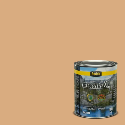 Miniatura 169 de Rodda Paint CASCADIA XL Pintura e imprimación satinada exterior en uno, cuarto de galón, resistencia industrial