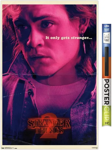 Miniatura 18 de Trends International Netflix Stranger Things: Season 2 - Póster de Billy Wall, 14.725 x 22.375 pulgadas, versión enmarcada de madera de granero