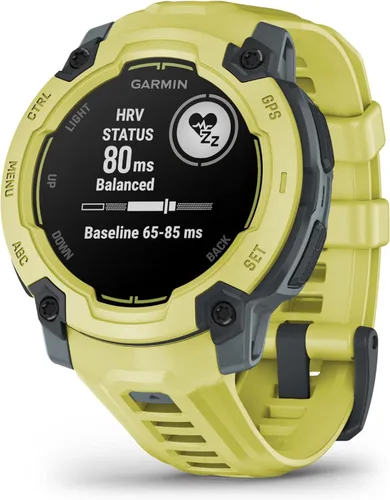 Miniatura 11 de Garmin Instinct® 3 – 45 mm, pantalla AMOLED, reloj inteligente GPS resistente para exteriores, linterna incorporada, colección Supernova Edición
