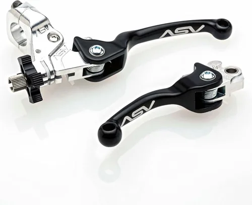 Miniatura 6 de ASV - Palanca de embrague y freno irrompible F2 Quad ATV w/Perch # BC F2A206SX - Shorty Black
