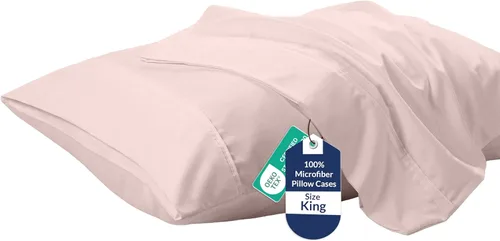 Miniatura 47 de Royale Linens Juego de 2 fundas de almohada Queen – Fundas de almohada de cama – 20 x 30 pulgadas – Fundas de almohada negras – 1800 microfibra