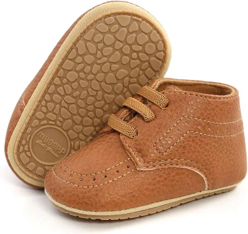 HULYKA Zapatos de lona antideslizantes para bebés y niñas con suela de goma antideslizante zapatos para cuna para recién nacidos y recién nacidos