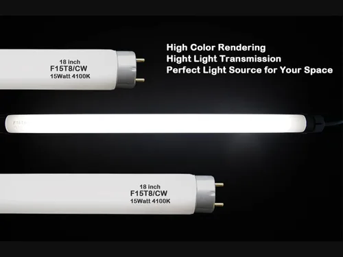 Miniatura 6 de F15T8-CW 15 vatios Luz blanca fría, lámpara lineal fluorescente T8 de 18" para RV, bombilla de repuesto para luminaria Philips Alto ECO GE Staco