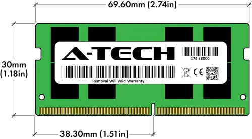 Miniatura 7 de A-Tech Kit de 32 GB (2 x 16 GB) RAM para portátiles Acer Nitro 5 AN515-43 Módulos de actualización de memoria DDR4 2400MHz SODIMM PC4-19200