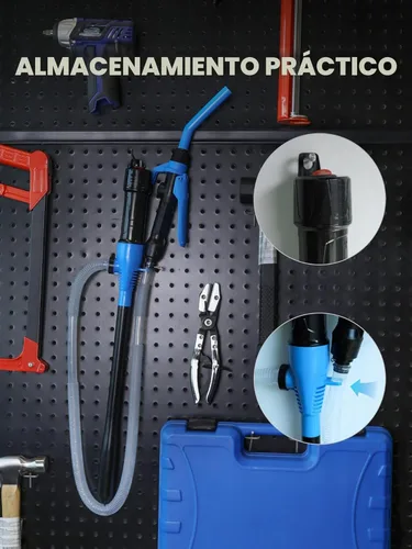 Miniatura 7 de SMART JERRY - Bomba de transferencia de combustible a batería Bomba de sifón eléctrica portátil para gas, combustible, diésel, agua, transmisión