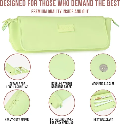 Miniatura 7 de BAREFOOT CARIBOU Bolsa de viaje para herramientas para el cabello y alfombrilla resistente al calor para planchas, alisadoras, rizadores