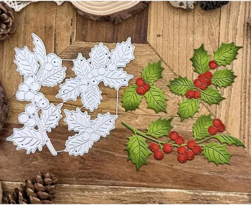 Miniatura 18 de Plantillas de corte de metal para Navidad DIY, plantilla de estampado en relieve para álbum de recortes, creación de tarjetas, molde para álbum