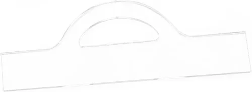 Mikinona Plantilla de tabla de cortar, bandeja de asas, plantilla de enrutador, tabla de cortar de acrílico transparente, plantillas de enrutador de