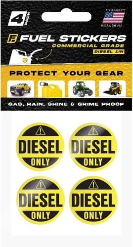 Miniatura 6 de Fuel Stickers - Adhesivo diésel, a prueba de clima, ultra duradero, multiuso, etiqueta de combustible de 1 pulgada por Fuel Stickers - Hecho