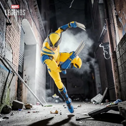 Miniatura 5 de Serie de leyendas de Marvel: Figura de acción coleccionable de 6 pulgadas de Wolverine, Deadpool y Wolverine para adultos mayores de 14 años