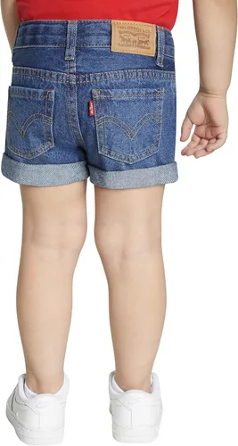 Miniatura 36 de Levi's Kids Girls Girlfriend Fit Short Shorts (Niños grandes)