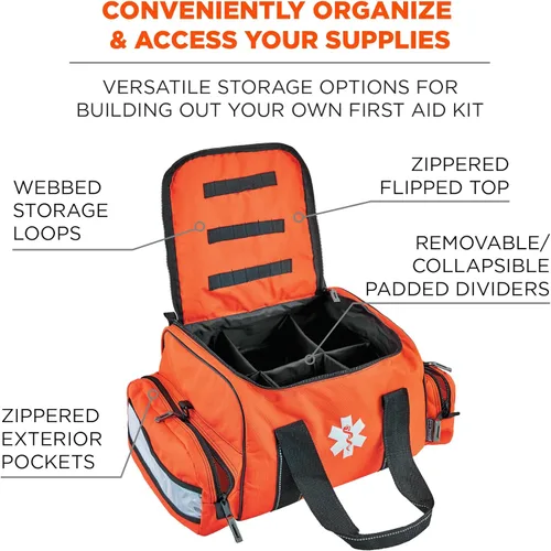 Miniatura 3 de Ergodyne Arsenal 5215 Medic First Responder Trauma - Bolsa de lona con correa para el hombro, color naranja