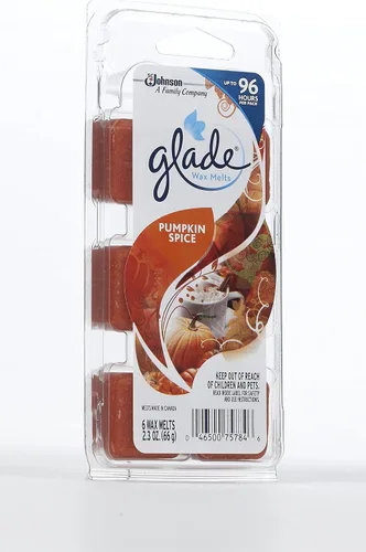 Miniatura 3 de Glade Wax Melts - Recambio de especias de calabaza, 2.3 onzas (paquete de 8)
