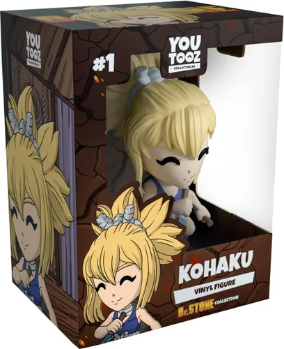 Youtooz Figura de Dr. Stone Kohaku, figura de acción de anime de 4.1 pulgadas, Kohaku altamente detallado coleccionable por Youtooz Dr. Stone