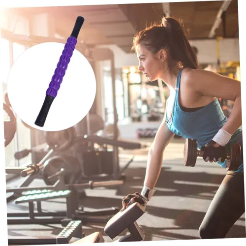 Miniatura 9 de TIDTALEO Práctico rodillo muscular para masaje de tejido profundo, rueda de relajación de plástico para hombres y mujeres, mango ergonómico