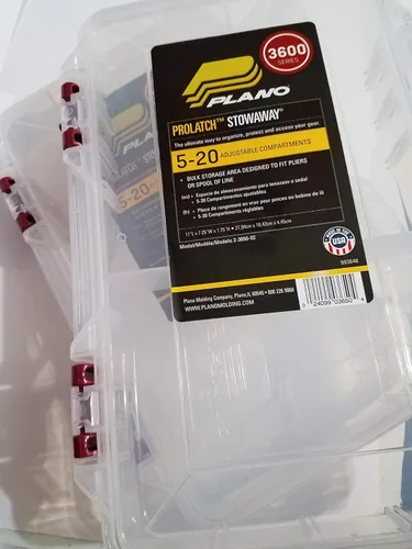 Miniatura 3 de Plano ProLatch StowAway 6-21 Caja con compartimentos ajustables, 2365002, 11 pulgadas de largo x 7-1/4 pulgadas de ancho x 1-3/4 pulgadas de alto