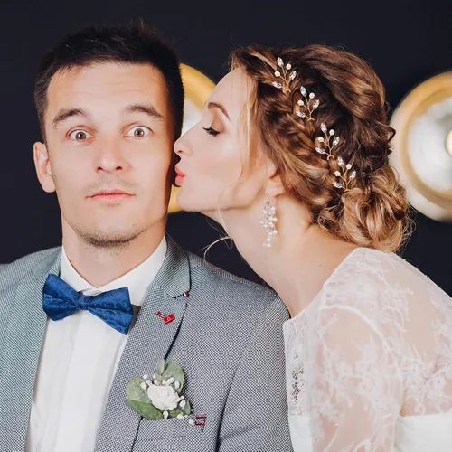 Miniatura 5 de 12 horquillas para el pelo de novia, accesorios de cristal, perlas de diamantes de imitación para novias, damas de honor, accesorios de boda Dorado