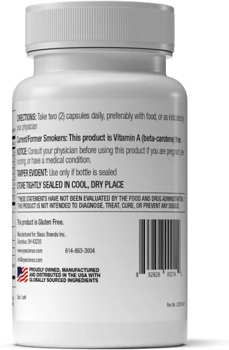 Miniatura 4 de EyeScience Fórmula de salud macular – 120 cápsulas – Suplemento nutricional completo para la salud ocular – Contiene luteína, zeaxantina, vitamina
