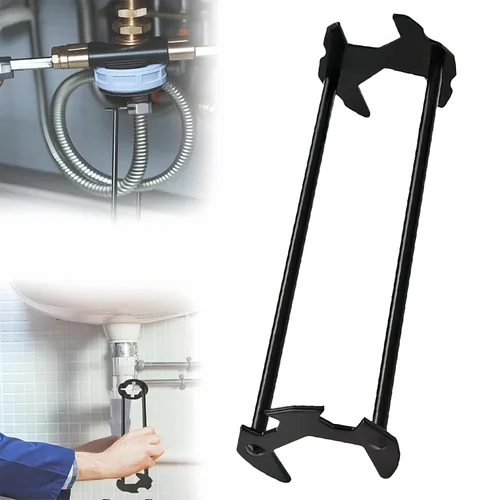 Llave de fregadero multifuncional, herramientas universales de fontanería para debajo del fregadero, herramienta universal para fontaneros para