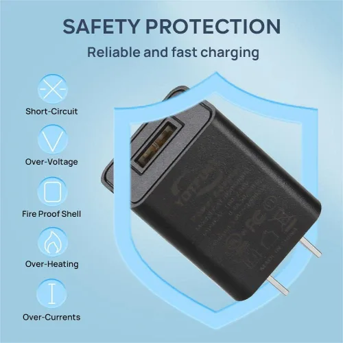 Miniatura 3 de Cargador de pared Cubo 5V1A Fuente de alimentación USB Bloque de carga Universal Enchufe de pared Ladrillo Portátil Cargador Rápido Adaptador