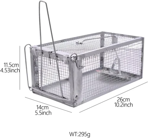 Miniatura 2 de Trampa para ratas de calidad, trampas de jaula de ratones con animales vivos, atrapa y libera ratones, ratas, ardillas, plagas, roedores y plagas