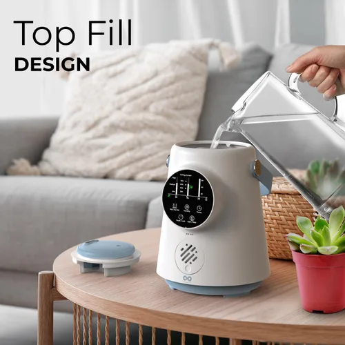 Miniatura 4 de Everlasting Comfort Humidificador de llenado superior de 2.5 litros – Actualizado fácil de limpiar 20 horas de funcionamiento Humectante de aire