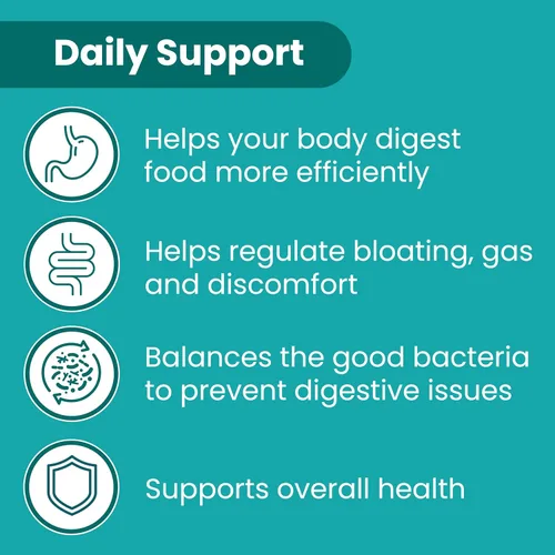 Miniatura 5 de Sanar Naturals Probióticos 60 mil millones de UFC 10 cepas con prebióticos para la salud digestiva intestinal e inmune Soporte GLP-1