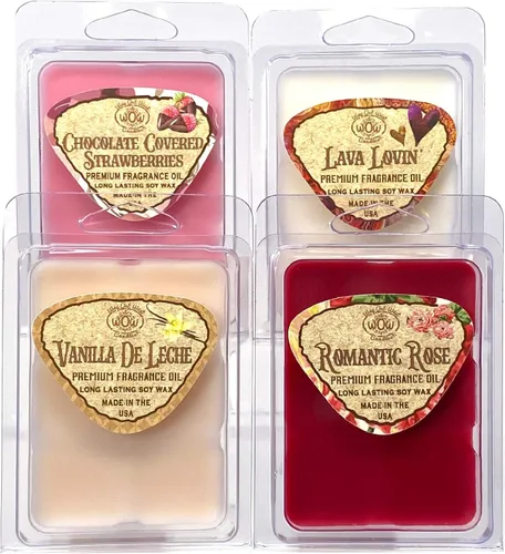 Miniatura 11 de Cera perfumada para calentadores de cera, ambientador aromático, paquete de 4, juego surtido de 6 cubos de fusión, hecho a mano en Estados Unidos