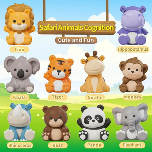 Miniatura 2 de Juguete de aprendizaje para niños pequeños de 1, 2, 3 años, juguetes sensoriales educativos Montessori para contar, combinar y clasificar, 10