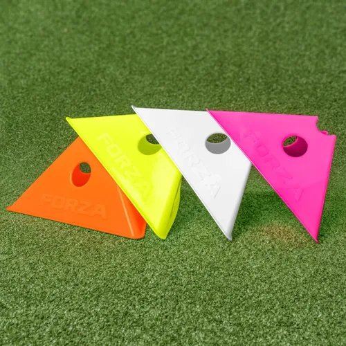 Miniatura 3 de FORZA Jumbo Triangle SuperCones Conos de entrenamiento de fútbol profesional con diseño triangular, ideales para ejercicios de velocidad, agilidad