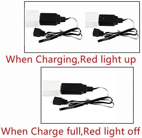 Miniatura 6 de CBB Batería de litio de 11.1 V 1300 mAh para avión Wltoys XK X450 RC Avión de ala fija, paquete de 2 con cargador USB