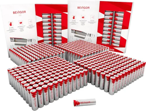Miniatura 9 de BEVIGOR Baterías AA de litio, paquete de 720 baterías de hierro de litio doble A, no recargable