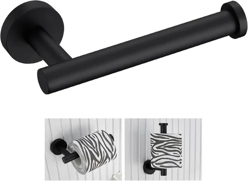 Miniatura 13 de Angle Simple SUS304 - Portarrollos de papel higiénico de acero inoxidable para baño, cromo pulido, soporte de pared